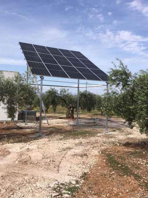 Bombeo solar agrícola instalado en Granada provincia