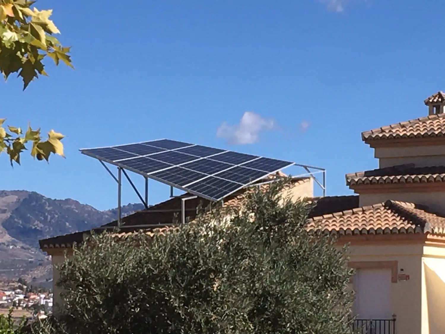 La instalación vista desde la calle